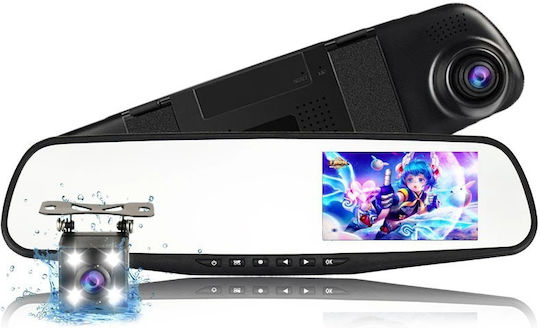 D17 1080P Mirror Car DVR, 2.8" Display with Clip