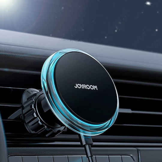 Joyroom Car Mobile Mount 4.7" - 6.7" with Magnet and Wireless Charging MagSafe Black