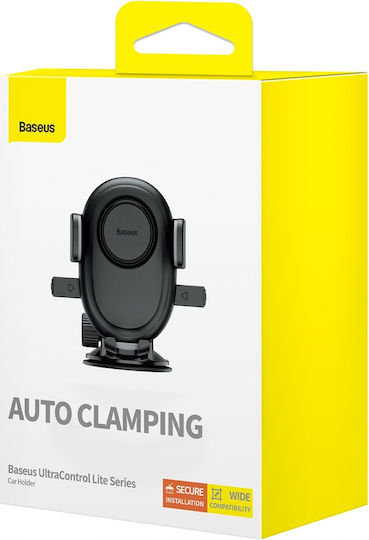 Baseus Car Mobile Mount with Adjustable Hooks Black