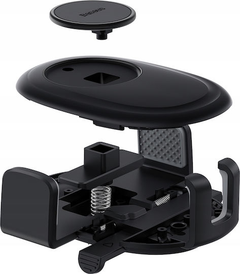Baseus Car Mobile Mount with Adjustable Hooks Black