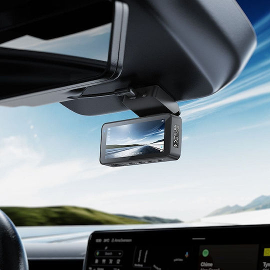 Hoco 1440P Windshield Car DVR, 3.69" Display with Adhesive Tape