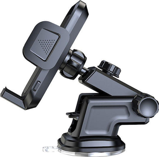 BWOO Car Mobile Mount 4.7" - 6.7" with Adjustable Hooks Black