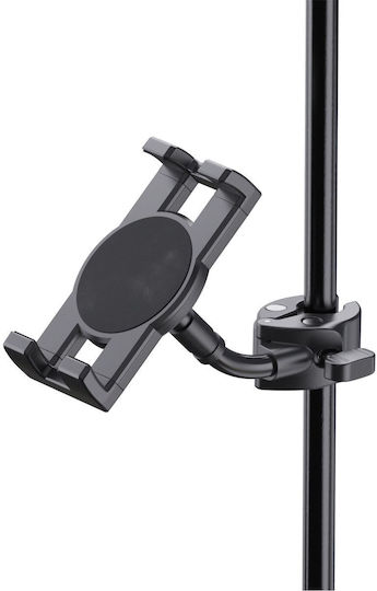 K&M Smartphone Tablet Holder Mobile Phone Tablet Mount Pipe Clamp For Microphone Up To 30mm