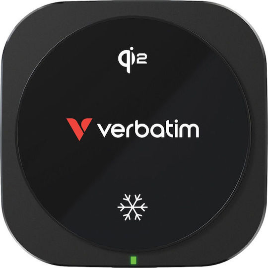 Verbatim Charge´n´drive Magnetic Wireless Car Charger Qi2 Car Mobile Mount with Magnet and Wireless Charging Black