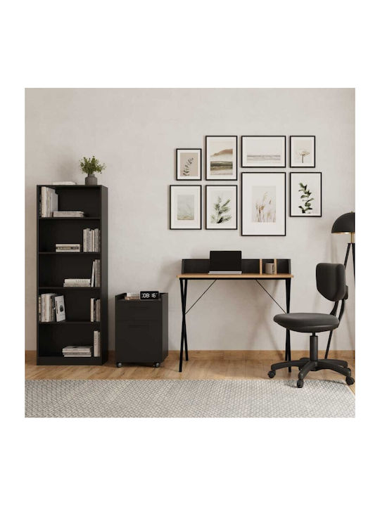 Bookcase Max Anthracite 58x23x170cm