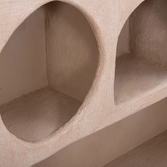 Home Markt Ραφι Τοιχου Σειρα Santorini Hm18063.02 Mdf Καφε 120x18x60υεκ