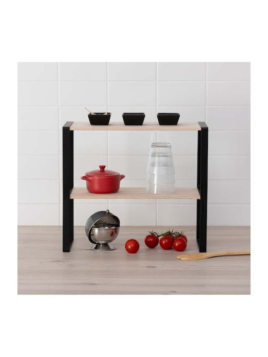 5Five Wall Wooden Shelf 40x17.5x35cm Brown