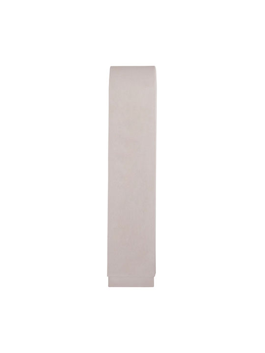 Bookcase Santorini Off-white-natural 60x38x178cm