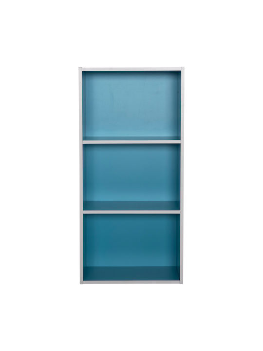 Shelf Wall Cubicon Blue-white 38.5x23.5x80cm