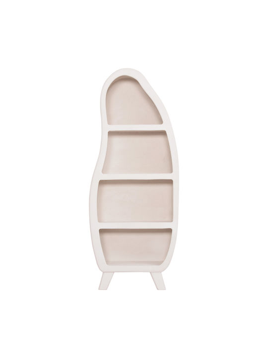 Bookcase Santorini Off-white 80x38x196cm