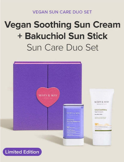 Mary & May Cica Σετ με Αντηλιακό Προσώπου SPF50 2τμχ