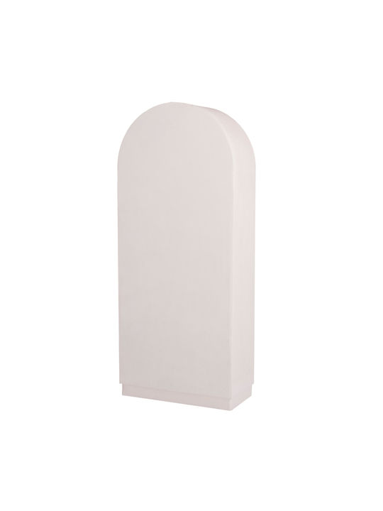 Bibliotecă Santorini Off-white-natural 80x38x188cm