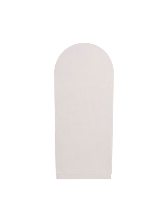 Bibliotecă Santorini Off-white-natural 80x38x188cm