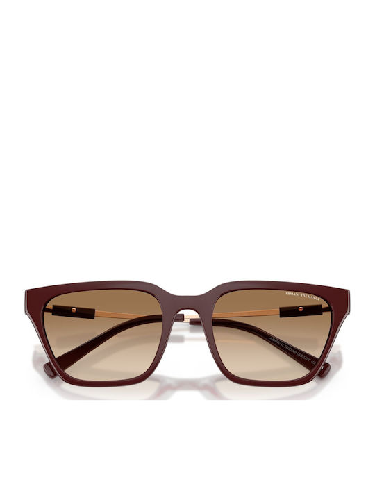 Armani Exchange Feminini Ochelari de soare cu Burgundy Cadru și Burgundy Lentilă AX4158SU 838389