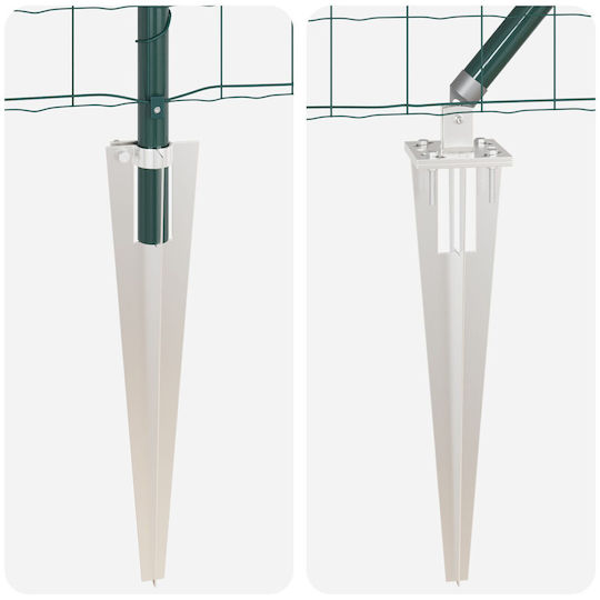 vidaXL Garden Fencing Material 1pcs Green