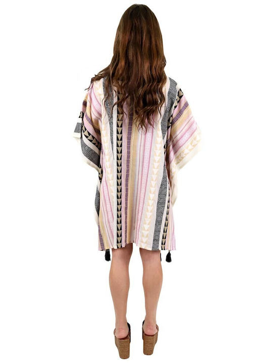 Aquablue Feminin Caftan de Plajă White