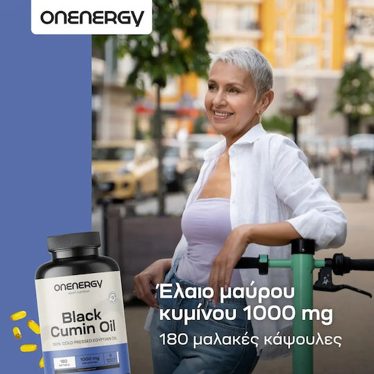 OnEnergy Black Cumin Oil 1000mg 180 κάψουλες