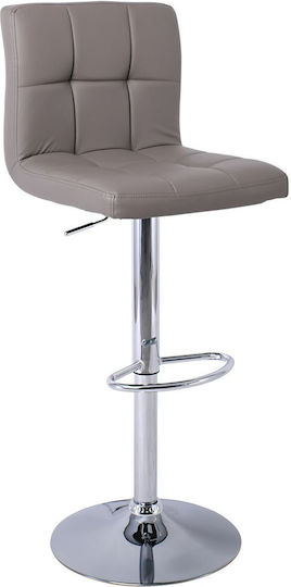 Hocker Bar Lino mit Rückenlehne & Höhenverstellbar Cappuccino 44x50x83-113cm
