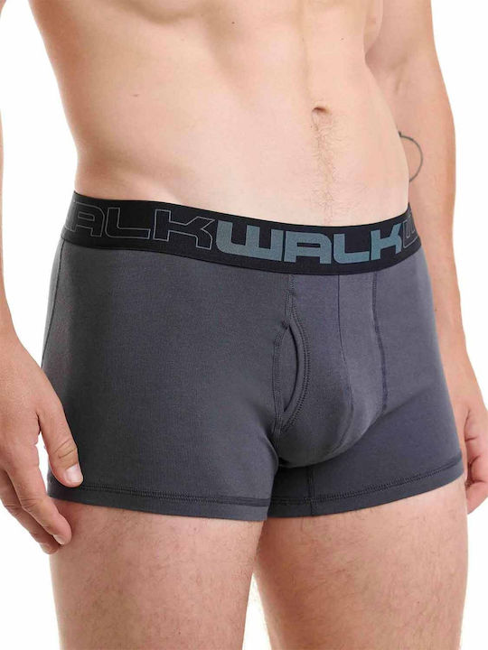 Men's Boxers Khaki-anthracite 2Pack