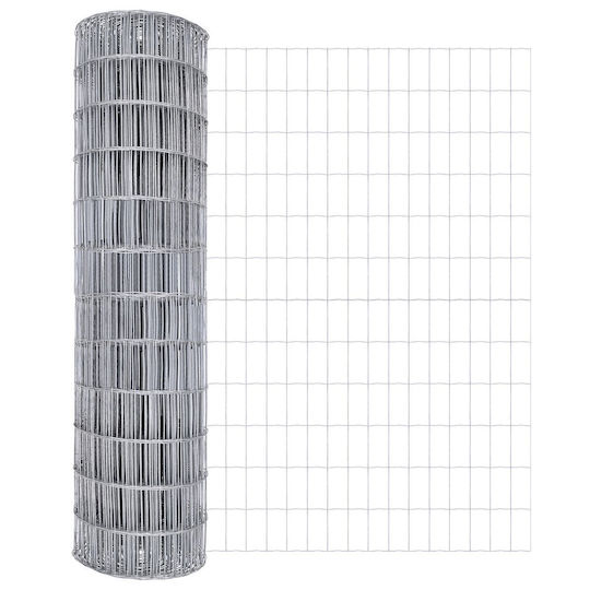 vidaXL Garden Fence Wire Steel 80 cm Grey