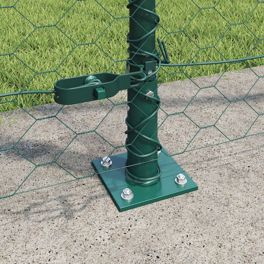 vidaXL Garden Fencing Material 13pcs Green