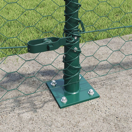 vidaXL Garden Fencing Material 13pcs Green
