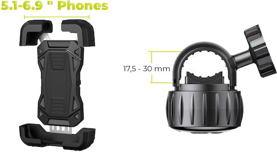 Mobile Origin Fahrrad-Handyhalter B3 Schwarz Mo-bph-b3