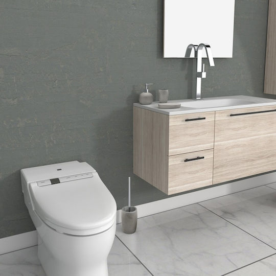 Inter Ceramic Dispenser Πλαστικό Ασημί