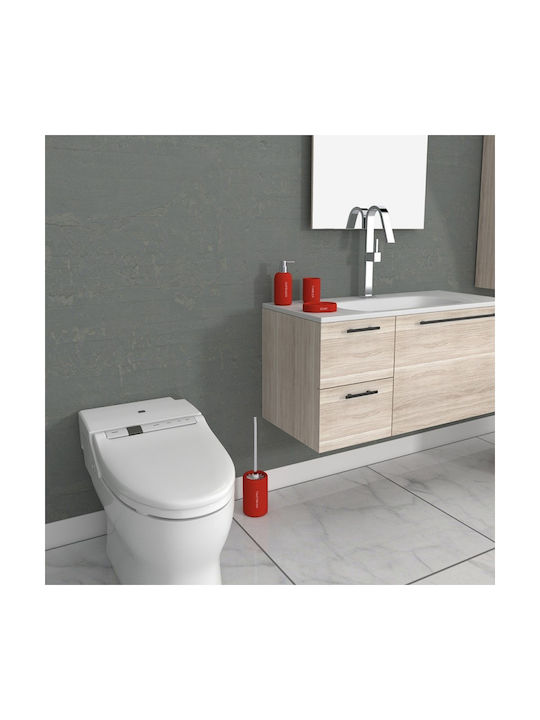 Inter Ceramic Dispenser Plastic Roșu