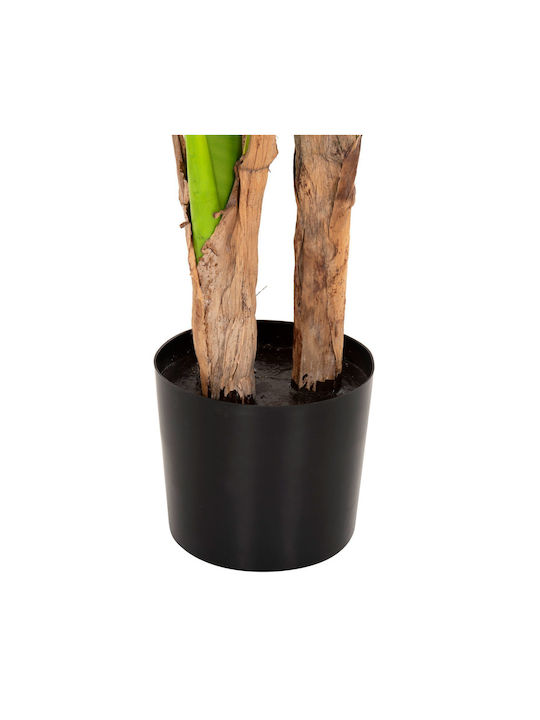 Ghiveci cu bananier sintetic decorativ 123cm