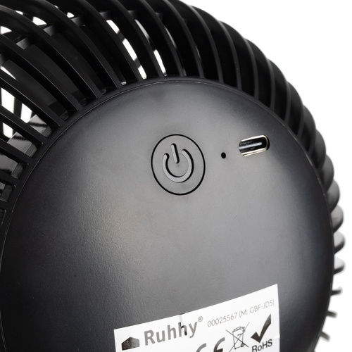 Ruhhy Electric Fan 5W Black