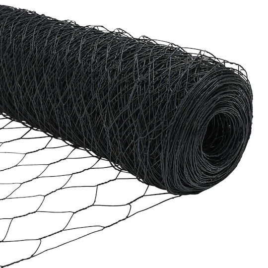 vidaXL Zaun Draht für Gartenzaun aus Metall 150cm 1Stück Gray