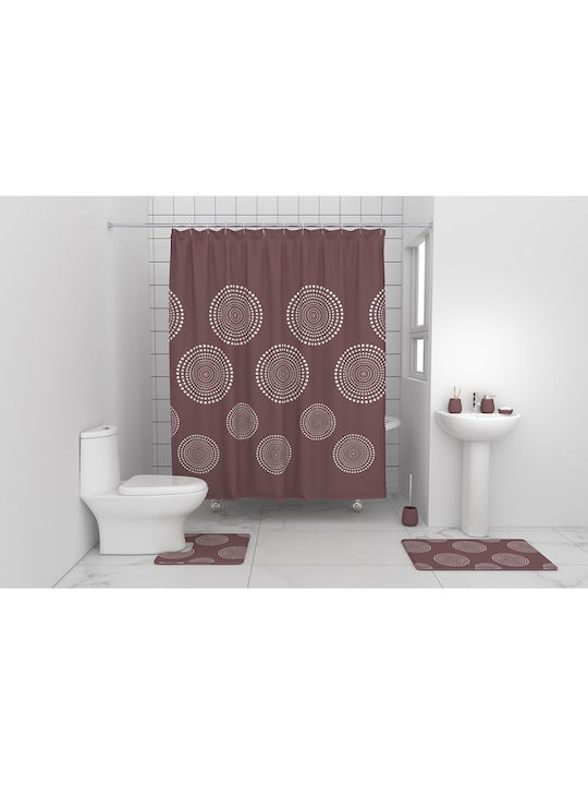 Inter Ceramic Kunststoff Badezimmer Toilettenbürste Lila