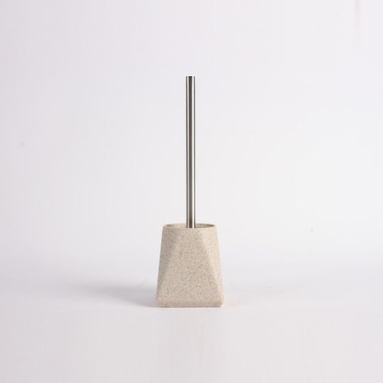 Inter Ceramic Kunststoff Badezimmer Toilettenbürste Beige