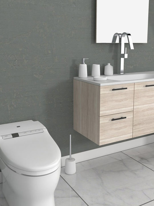 Inter Ceramic Пластмаса Банята на Пингал Бял