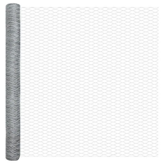 vidaXL Draht für Gartenzaun aus Stahl 3.2x150cm 13Stück Gray