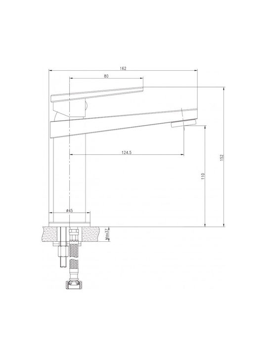 Inter Ceramic Στήλη Ντουζ με Μπαταρία Μαύρη Inter Ceramic Στήλη Ντουζ με Μπαταρία Μαύρη