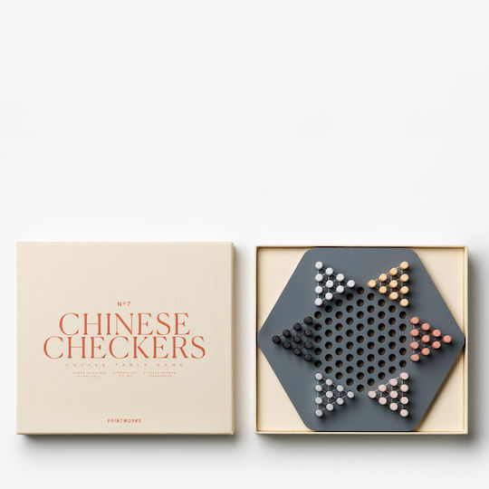 Επιτραπέζιο Παιχνίδι Chinese Checkers για 1-6 Παίκτες 4+ Ετών (EN) Printworks