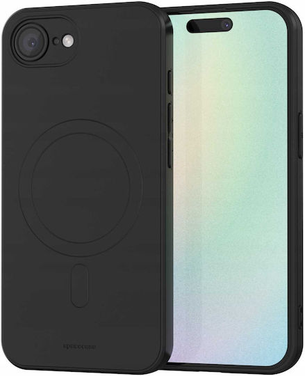 Spacecase Back Cover Silicone Black (iPhone 16e)
