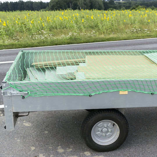 Plasă de protecție pentru remorcă verde Relaxdays 2 x 3 m
