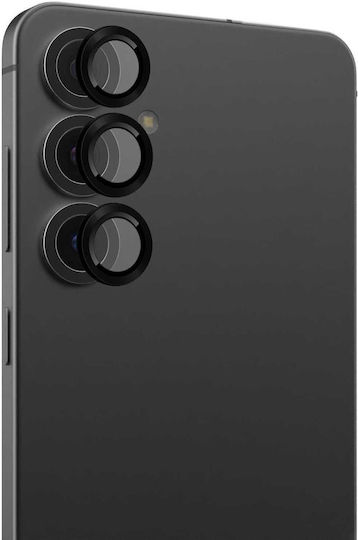 Spacecase Protecție Cameră Tempered Glass Black pentru Samsung Galaxy S25 Plus