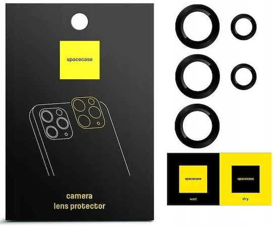 Spacecase Protecție Cameră Tempered Glass Black pentru Samsung Galaxy S25 Ultra