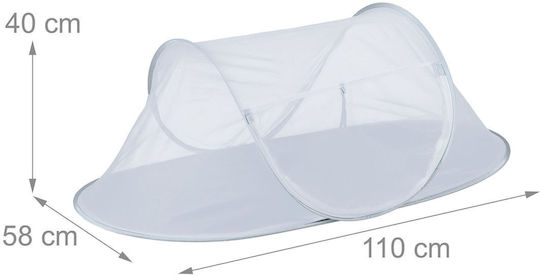 Plasă de protecție împotriva insectelor pentru alimente, picnicuri, petreceri în aer liber Relaxdays 40 x 110 x 58 cm