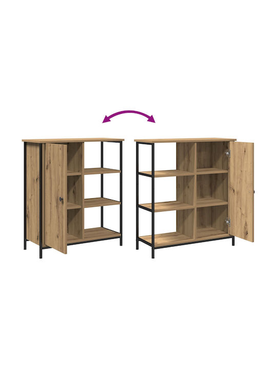 Sideboard made of Wood & Metal Oak 70x30x80cm