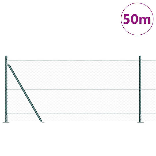 vidaXL Garden Fencing Material 13pcs Green