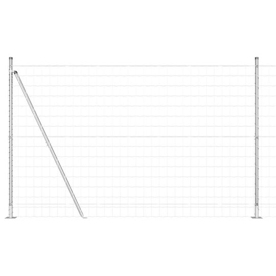vidaXL Beine Post-Unterstützung für Gartenzaun aus Metall 150cm 1Stück Gray