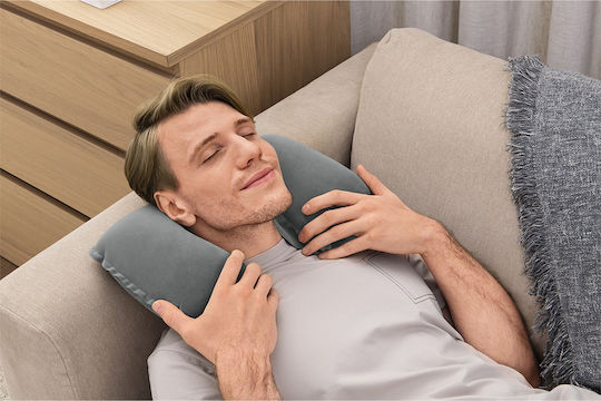 Bestway Inflatable Travel Pillow Travel Set Pillow 37x24x10cm Gray
