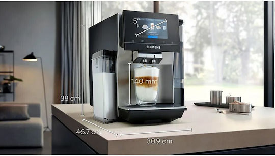 Siemens Eq700 Automatic Espresso Machine 1300W Pressure 19bar with Grinder Black