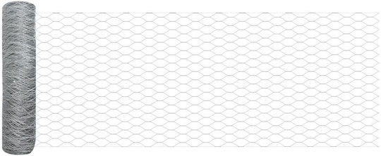 vidaXL Plasă de sârmă Galvanizat Module Gri 0.5x10m