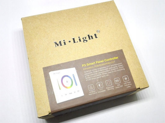 Miboxer Επιτοίχιος Διακόπτης Dimmer με Πλαίσιο Ταινία LED Αφής σε Λευκό Χρώμα